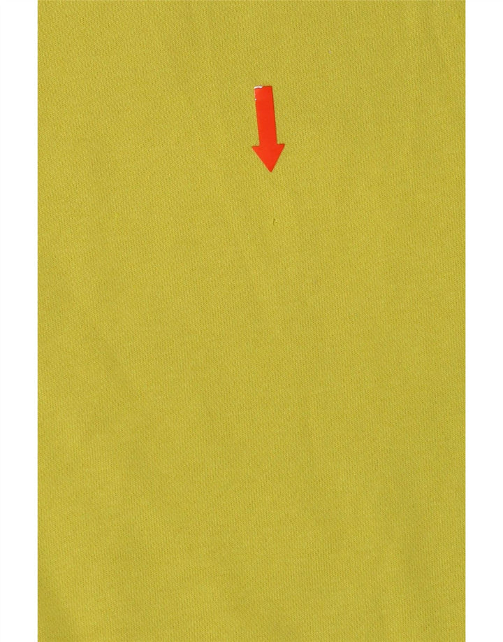 NIKE Mens Graphic Sweatshirt Jumper Small Yellow Cotton Vintage Nike and Second-Hand Nike from Messina Hembry 