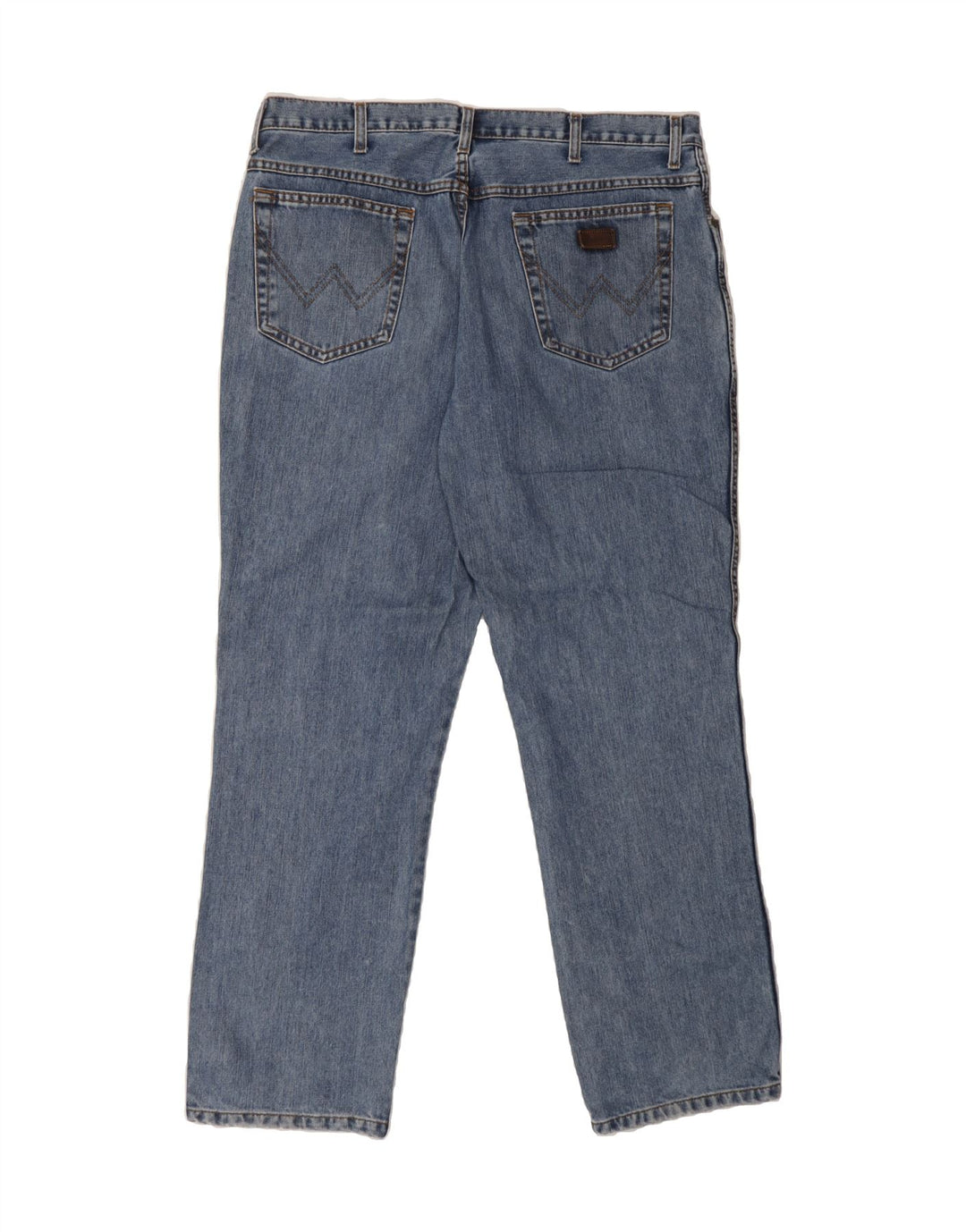 WRANGLER Mens Straight Jeans W38 L32 Blue Cotton Vintage Wrangler and Second-Hand Wrangler from Messina Hembry 