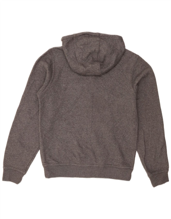 Nike Herren-Kapuzenpullover mit Reißverschluss, klein, grau gefleckte Baumwolle
