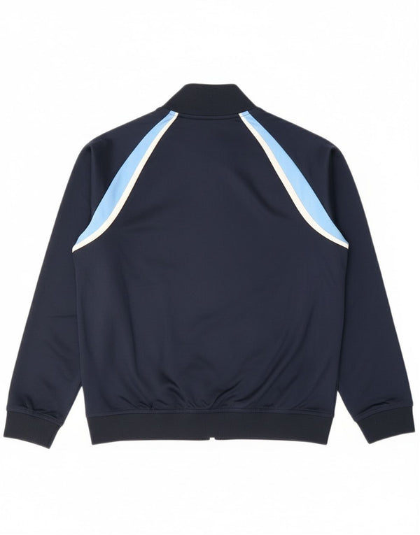 Adidas Jungen-Trainingsanzug-Top-Jacke, 11–12 Jahre, Marineblau, Farbblock