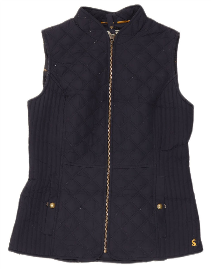 Joules Damen Steppweste UK 10 Small Marineblau Polyester