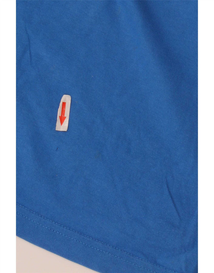 Adidas Herren Grafik T-Shirt Top Large Blau