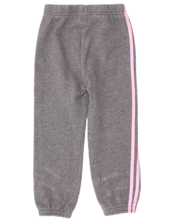 Adidas Mädchen-Trainingshose, Jogginghose, 2–3 Jahre, graue Baumwolle