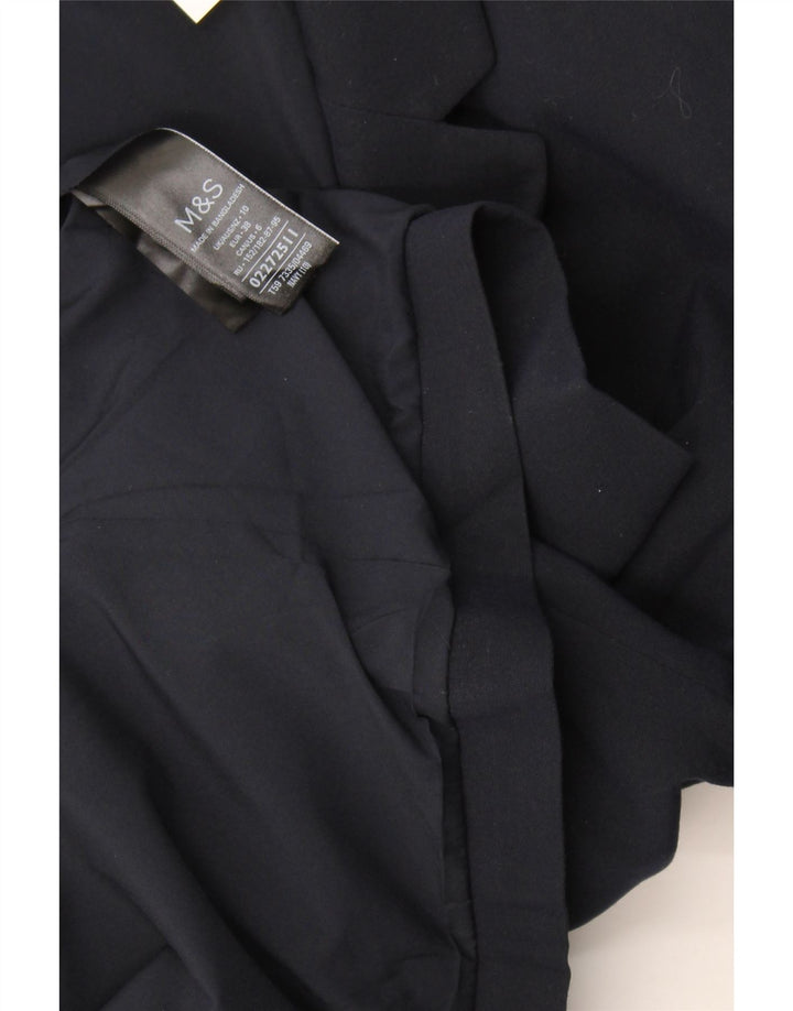 Marks & Spencer Damen-Blazer mit 1 Knopf, Gr. 10, Marineblau