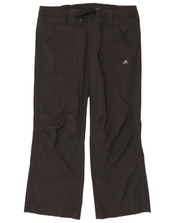 Adidas Damen Climalite Straight Casual Hose UK 18 XL W36 L29 Grau