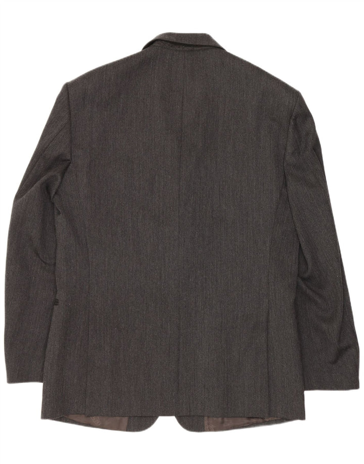 Cacharel Herren-Blazer mit 3 Knöpfen, Gr. 40, Größe L, Grau, Klassisch