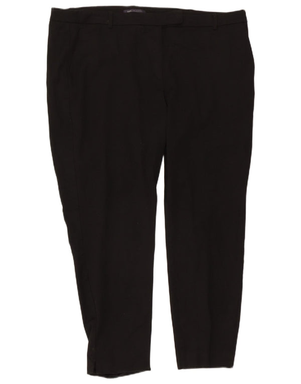 Marks & Spencer Damen-Anzughose mit hoher Taille, UK 22, 3XL, W42, L27, Schwarz