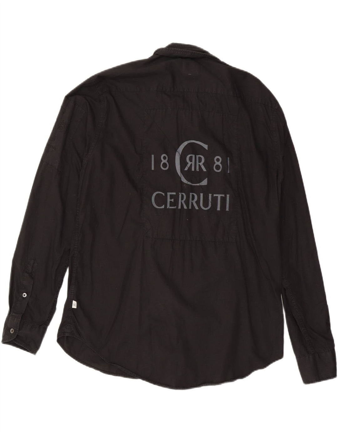 CERRUTI 1881 Herren Grafikshirt XL Schwarz