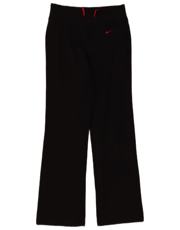 Nike Damen Trainingshose UK 6 XS Schwarz Baumwolle