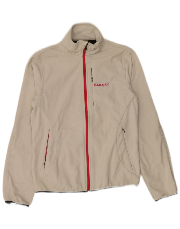 Bailo Damen Fleecejacke UK 10 Small Weiß Polyester