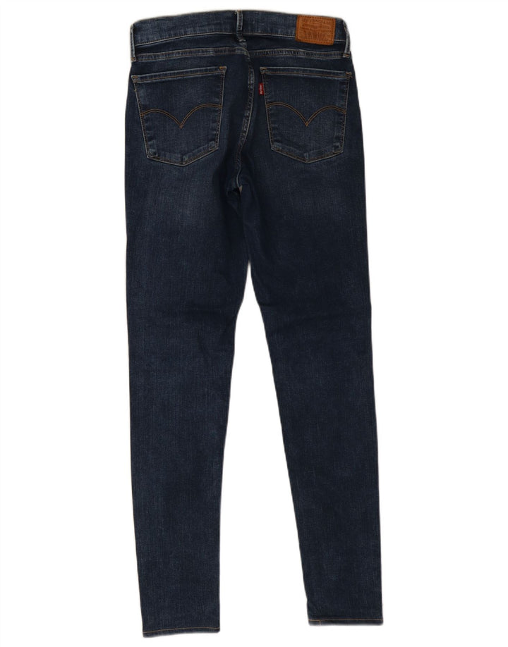 Levi's Damen 710 Super Skinny Jeans W29 L30 Blaue Baumwolle