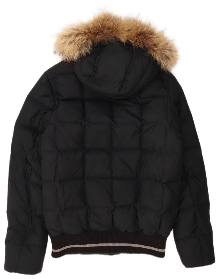 DOLOMITE Herren-Jacke mit Kapuze, gepolstert, UK 36, Größe S, Schwarz, Polyester