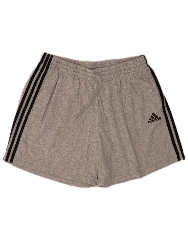 Adidas Herren Sport Shorts 2XL Grau Baumwolle