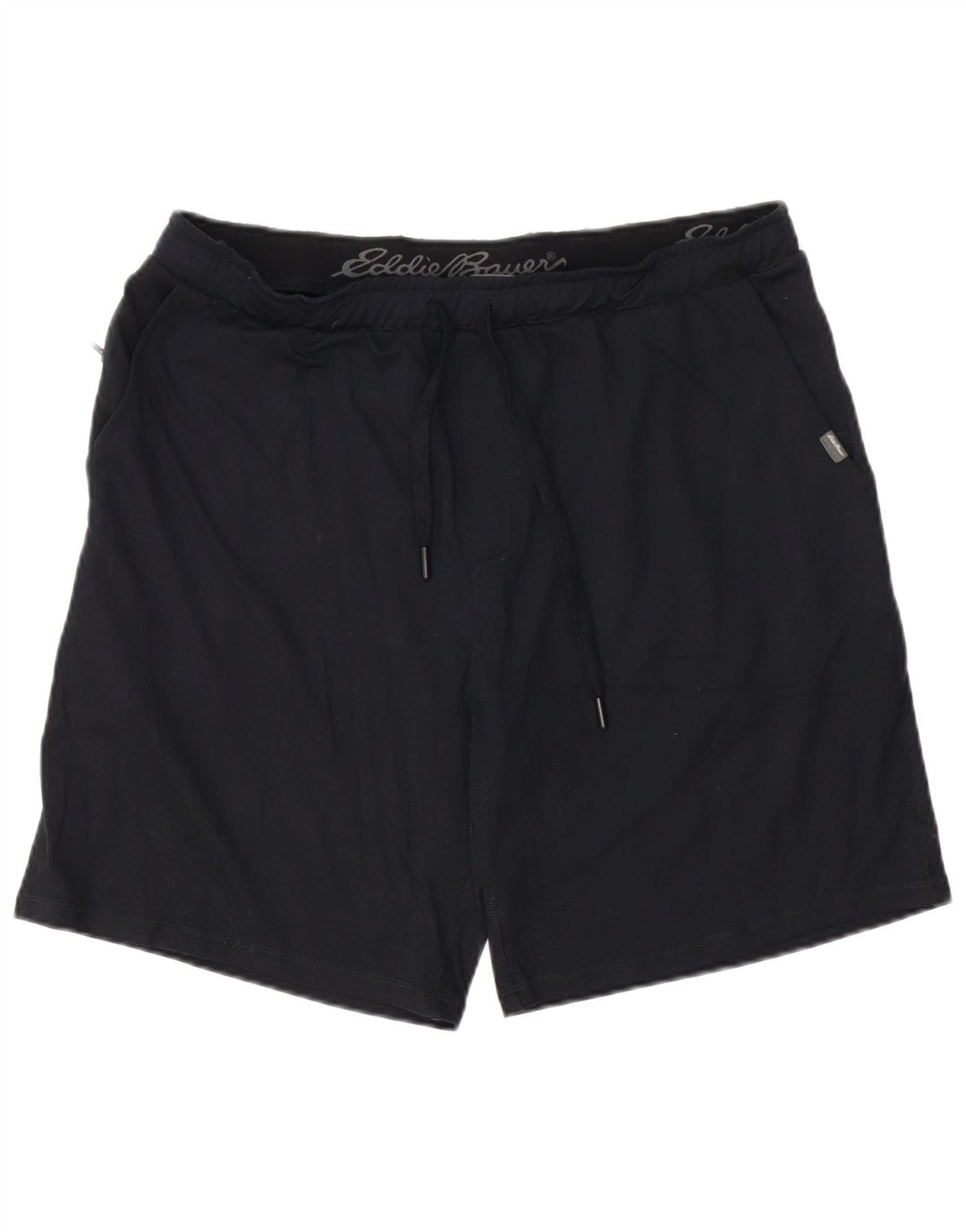 EDDIE BAUER Herren Sportshorts Large Schwarz Polyester