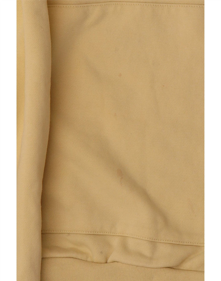 ADIDAS Mens Hoodie Jumper Medium Yellow Cotton Vintage Adidas and Second-Hand Adidas from Messina Hembry 