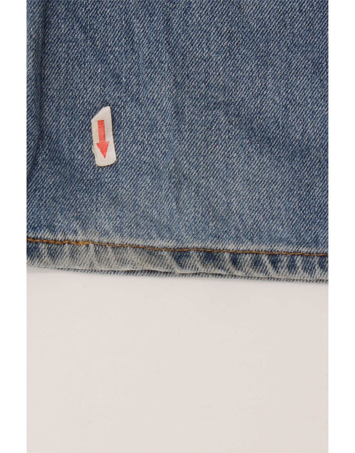 Levi's Herren 505 Straight Jeans W33 L30 Blaue Baumwolle