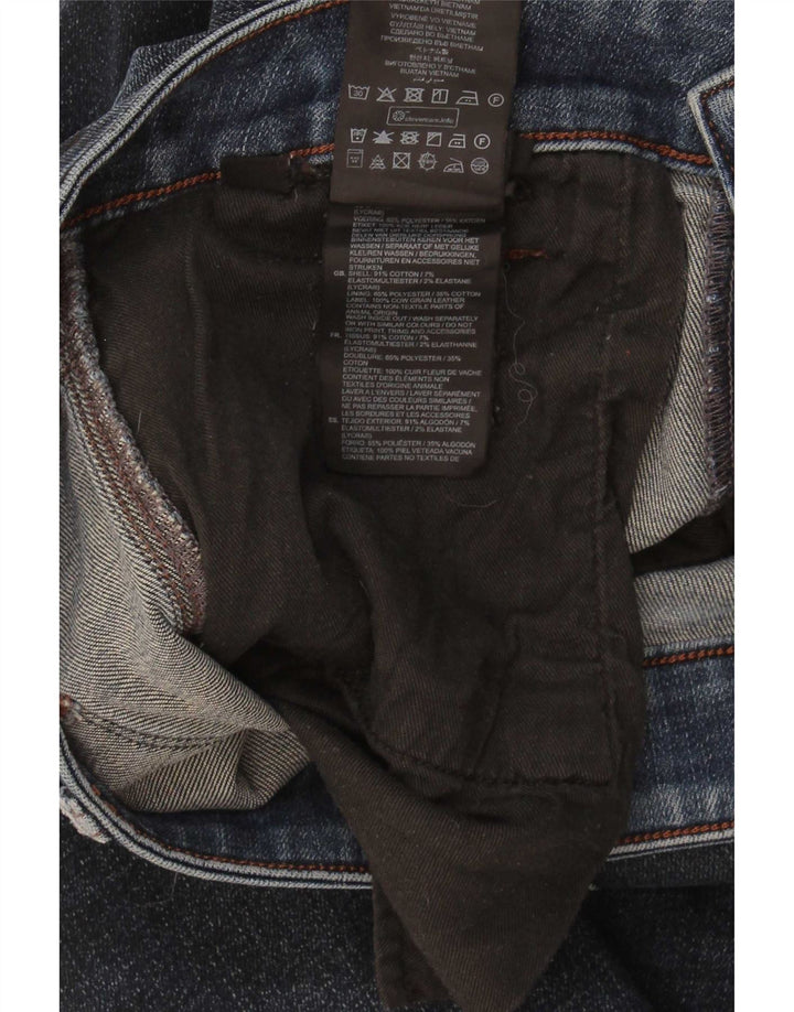 G-Star Herren Slim Jeans W34 L34 Marineblaue Baumwolle