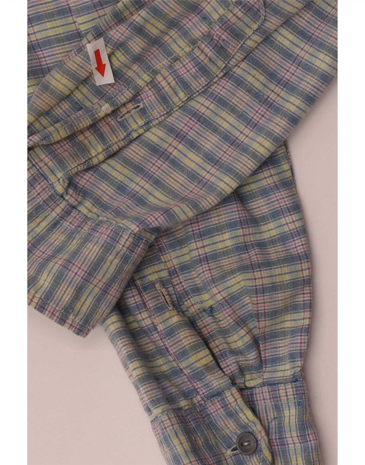 Levi's Herrenhemd Mittelblau kariert Baumwolle