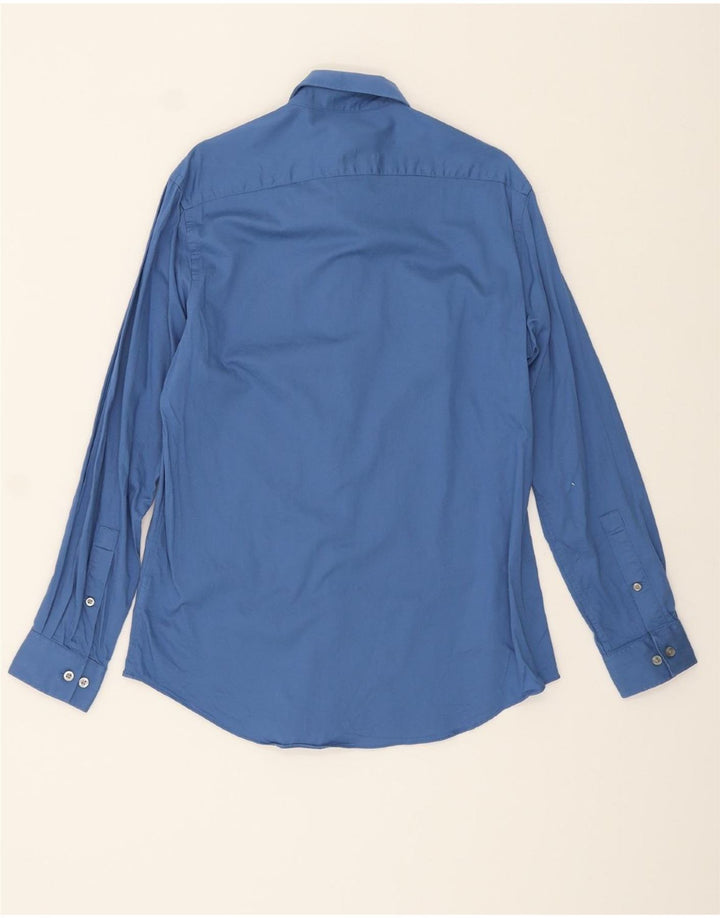 MICHAEL KORS Mens Slim Fit Shirt Size 15 1/2 Medium Blue Cotton Vintage Michael Kors and Second-Hand Michael Kors from Messina Hembry 