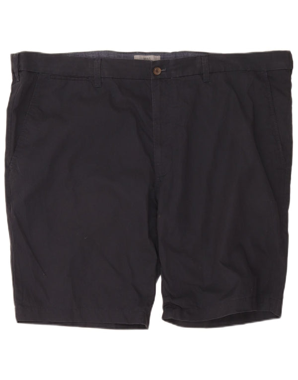 Marks & Spencer Herren Chinoshorts W48 4XL Marineblau Baumwolle