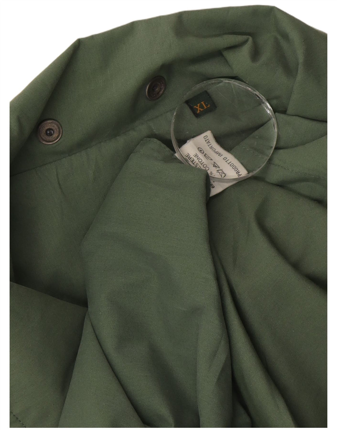Vintage Herren Utility Jacke UK 42 XL Grün Polyester