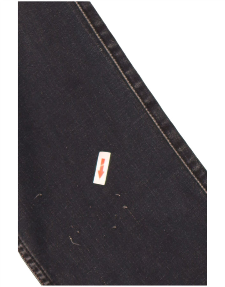 Lee Herren Marion Straight Jeans W33 L33 Marineblaue Baumwolle
