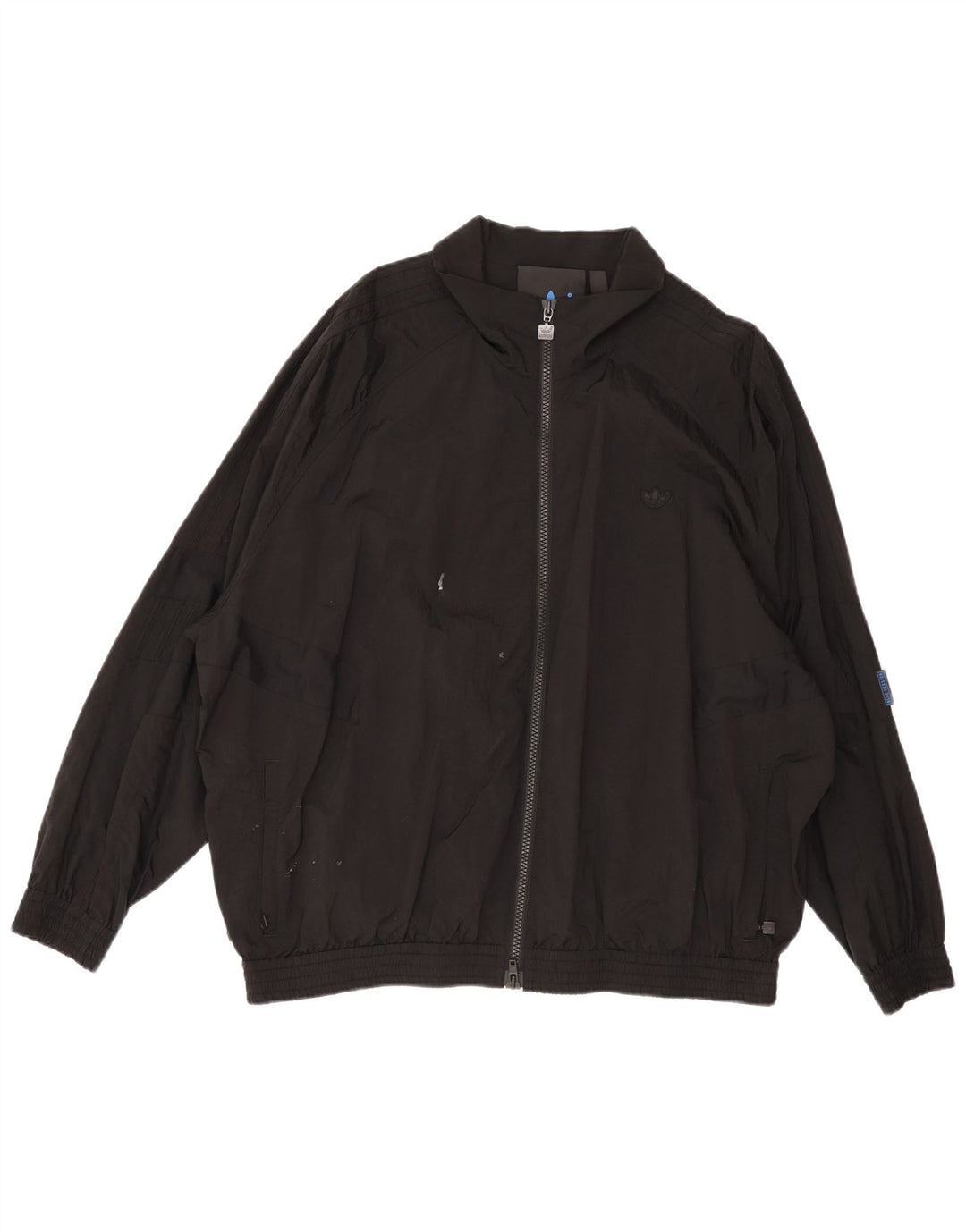 Adidas Herren Loose Fit Bomberjacke UK 42 XL Schwarz Polyamid