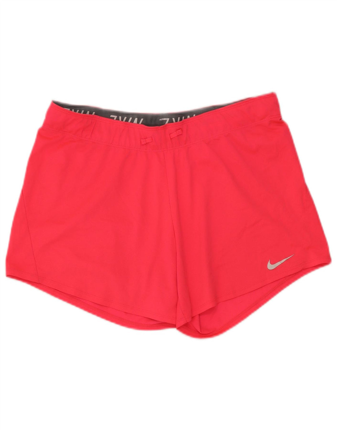 Nike Damen Dri Fit Sport Shorts UK 14 Mittelrosa Polyester