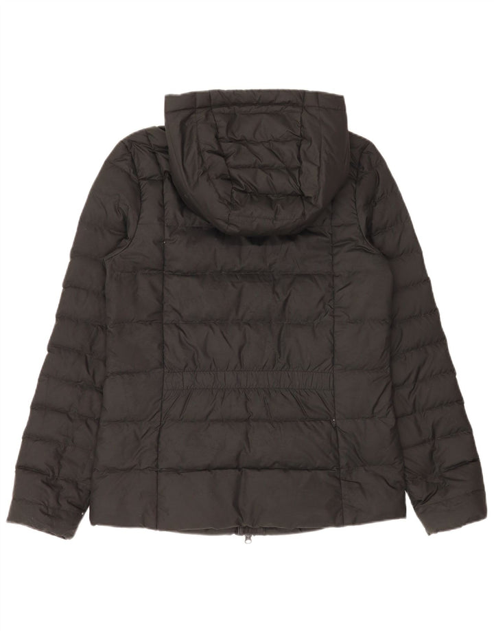Nike Damen-Kapuzenjacke, wattiert, Gr. 10, Größe S, Schwarz, Polyester