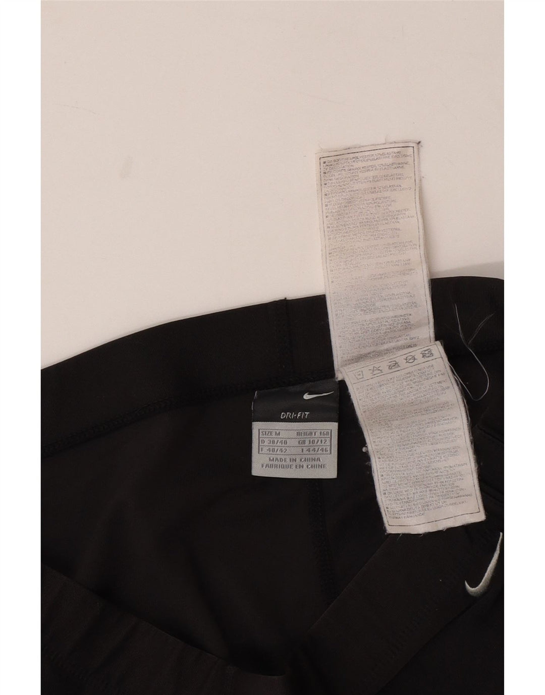 NIKE Damen Dri Fit Capri-Trainingshose UK 10/12 Medium Schwarz