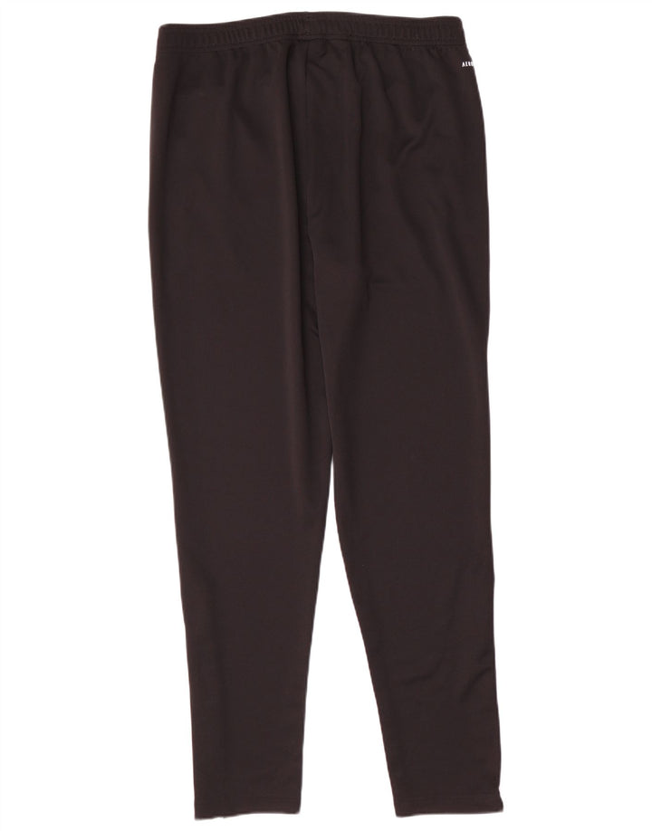 Adidas Herren-Trainingshose, groß, aus schwarzem Polyester