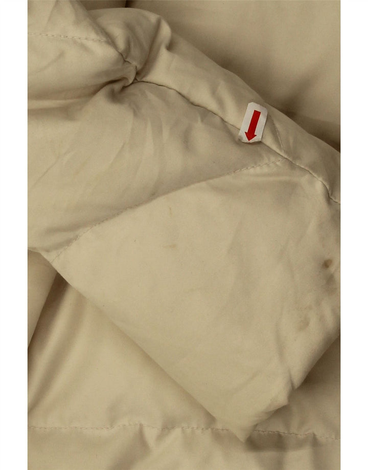 Diadora Mädchen übergroße wattierte Jacke, 9–10 Jahre, groß, beige, Polyester