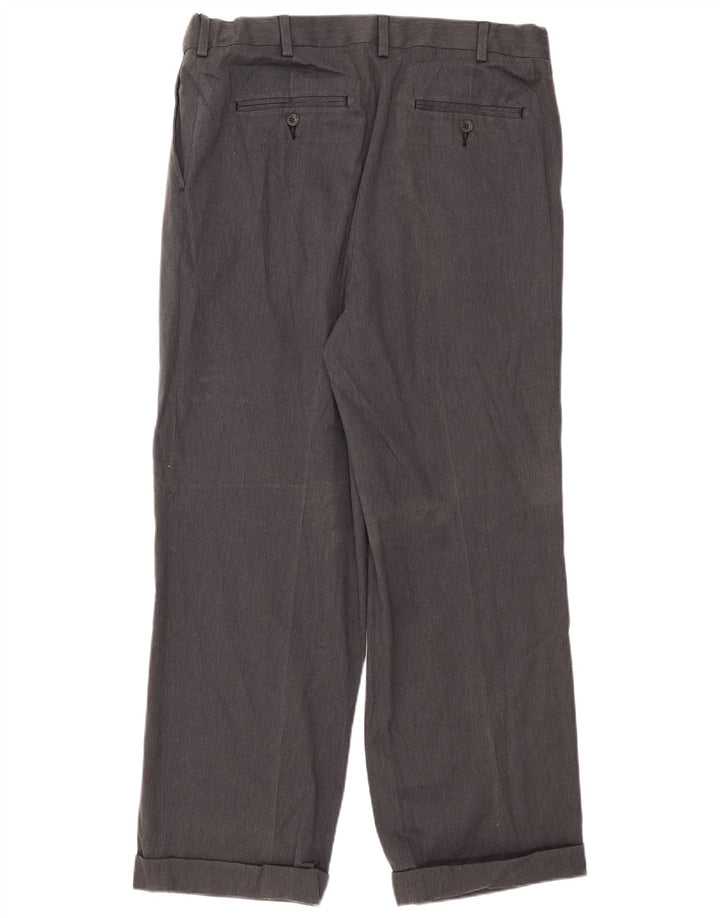 Eddie Bauer Herren Pegged Chino Hose W36 L31 Grau Klassisch