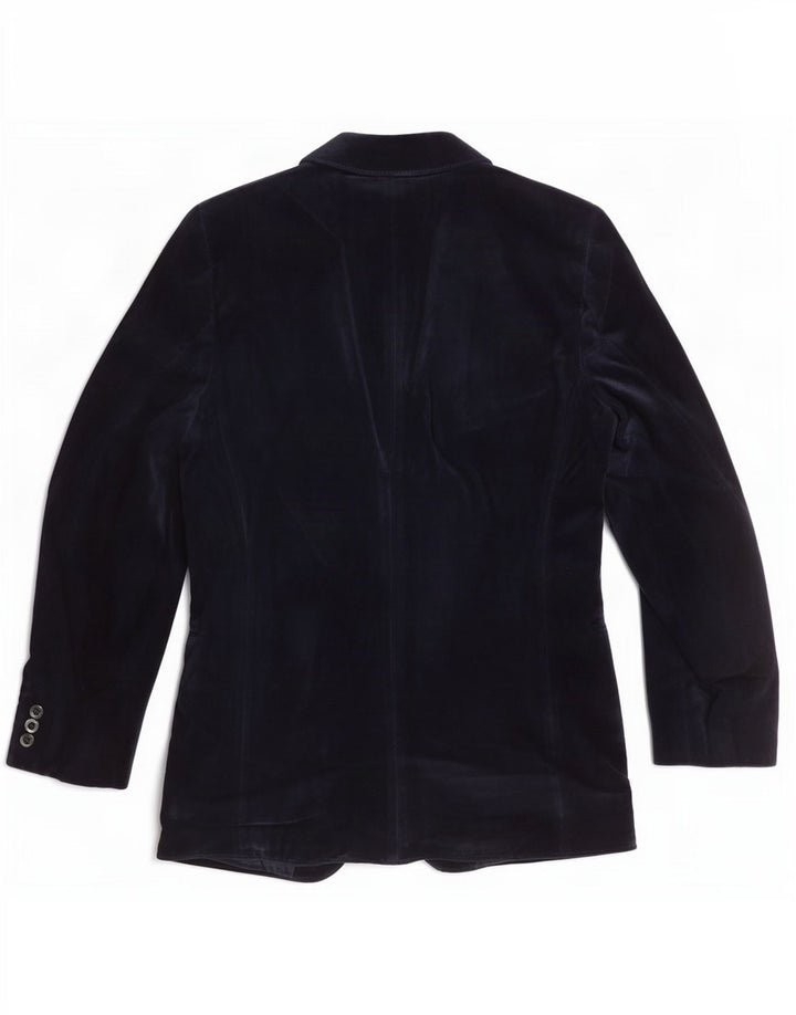 Palomino Jungen-Blazer mit 2 Knöpfen, 11–12 Jahre, marineblaue Baumwolle