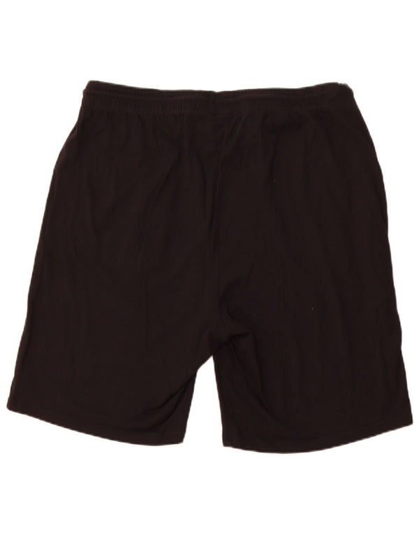 KAPPA Herren Sportshorts 2XL Schwarz Baumwolle