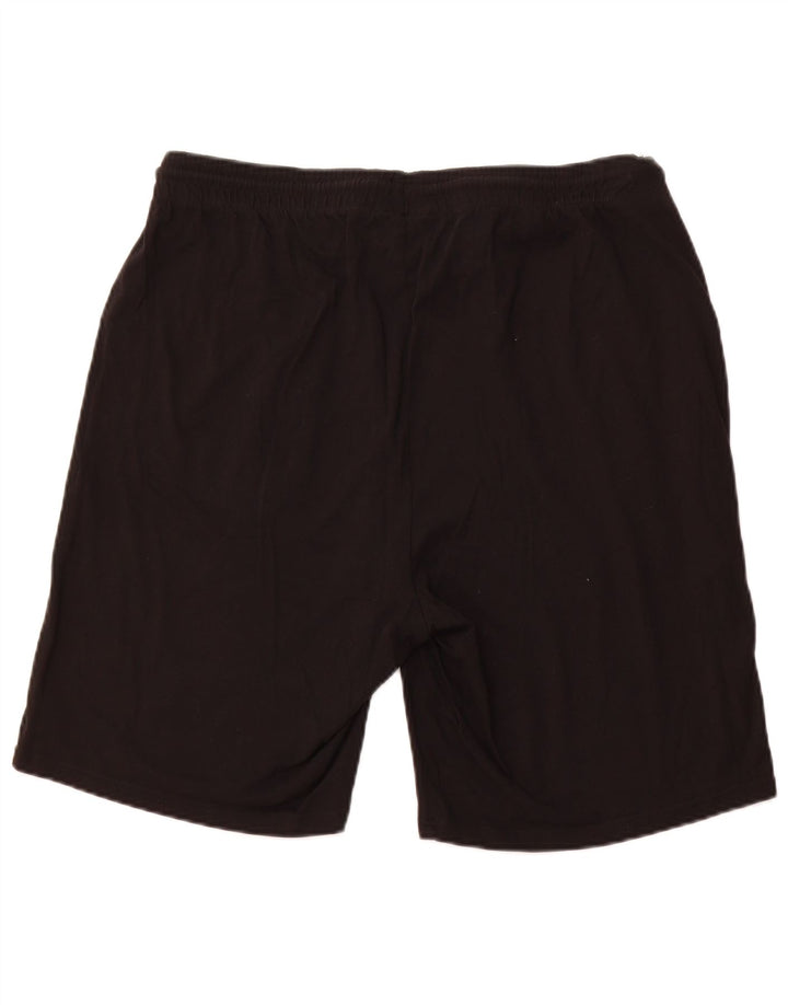 KAPPA Herren Sportshorts 2XL Schwarz Baumwolle