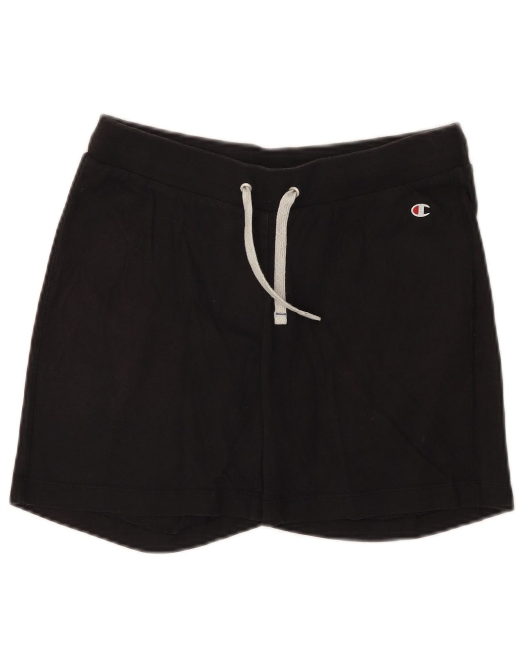 Champion Womens Heritage Fit Sport Shorts UK 12 Mittelschwarze Baumwolle
