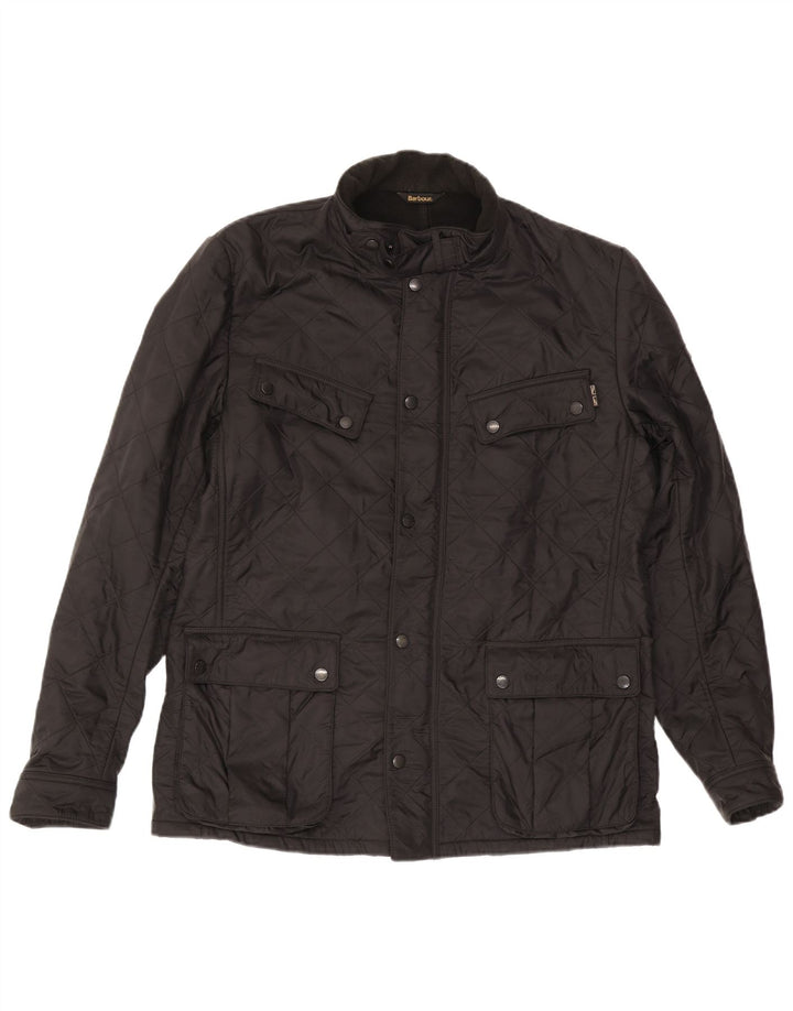 Barbour Herren Steppjacke UK 42 XL Schwarz Polyamid