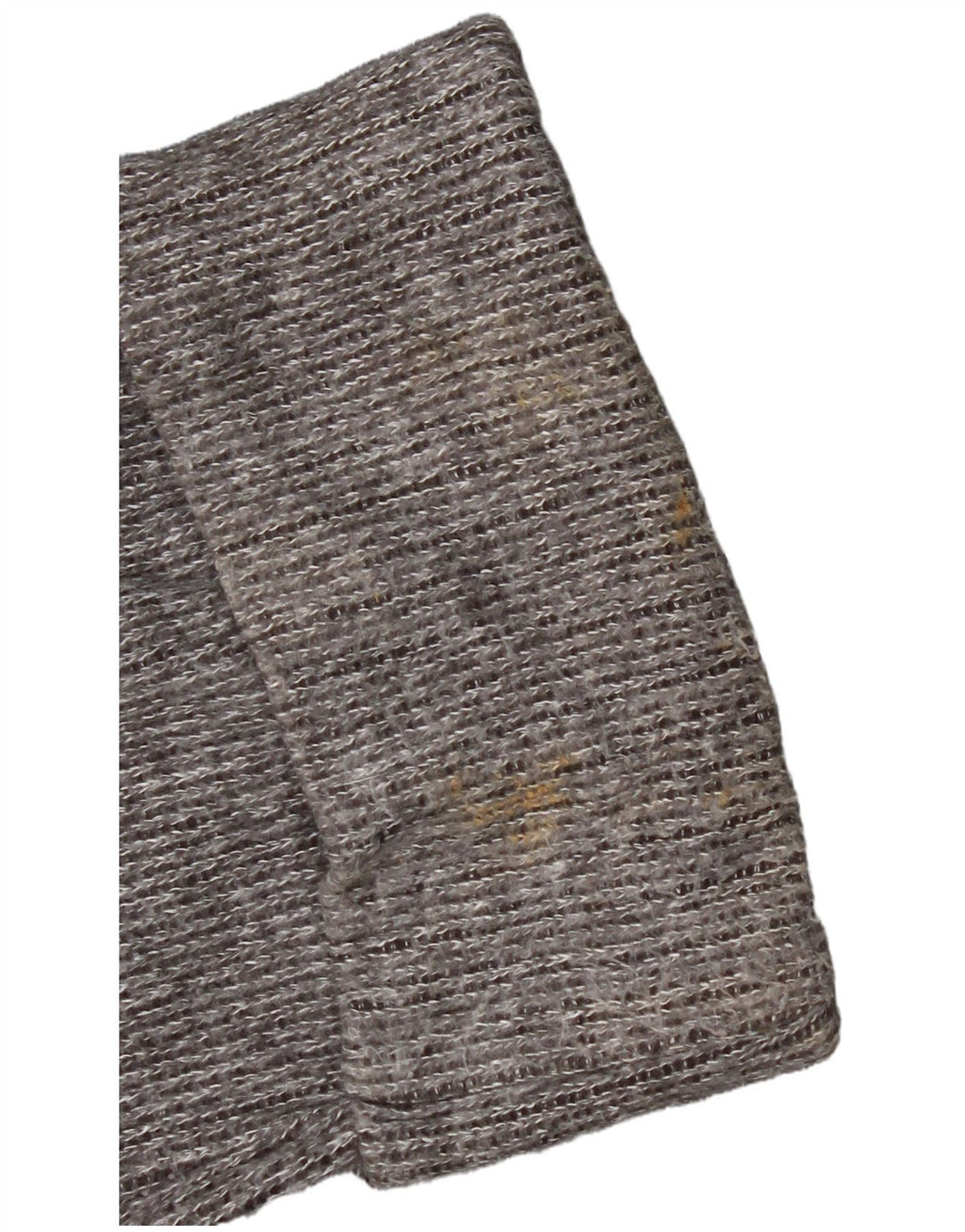 Zara Damen Crop Rollkragenpullover Pullover UK 14 Mittelgrau meliert