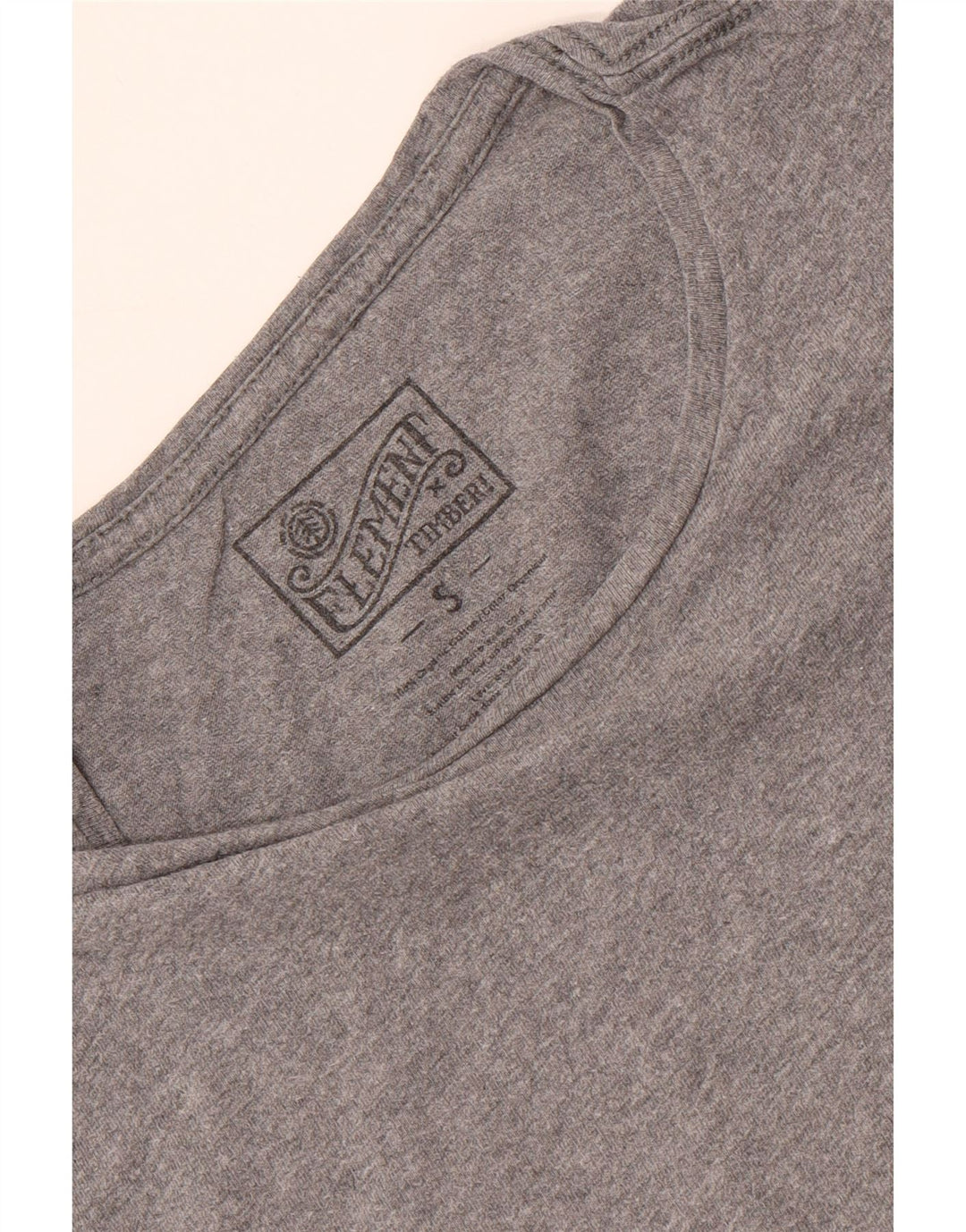 Element Herren-T-Shirt mit Grafik, Größe S, Grau