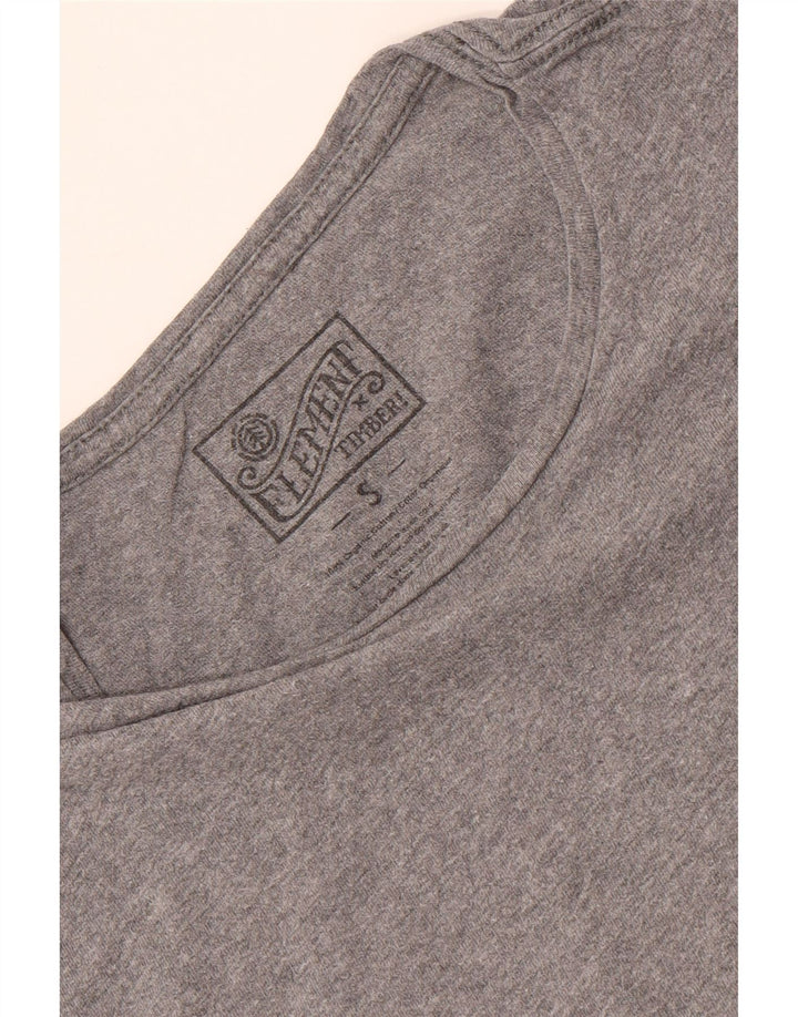 Element Herren-T-Shirt mit Grafik, Größe S, Grau