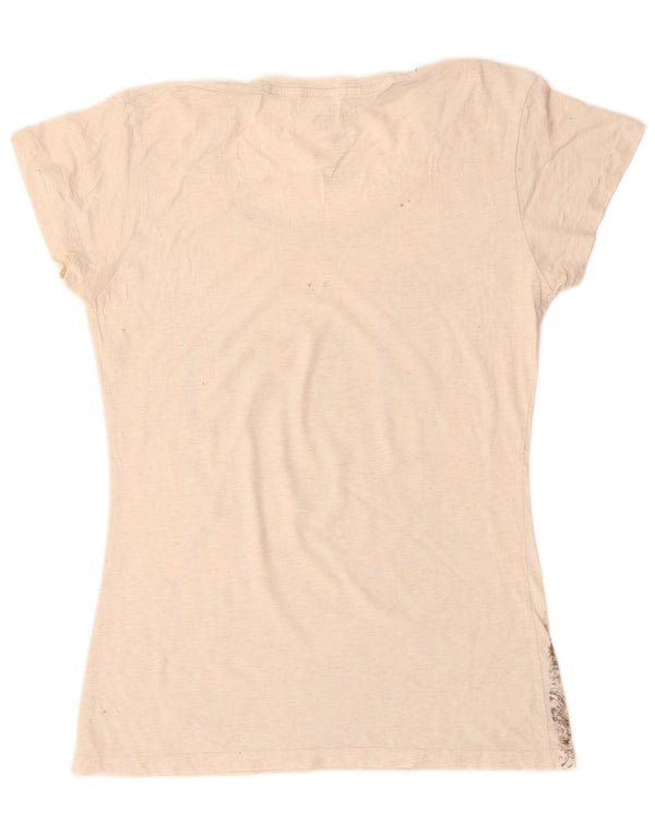 HARD ROCK CAFE London Grafik-T-Shirt für Mädchen, 15–16 Jahre, XL, gebrochenes Weiß