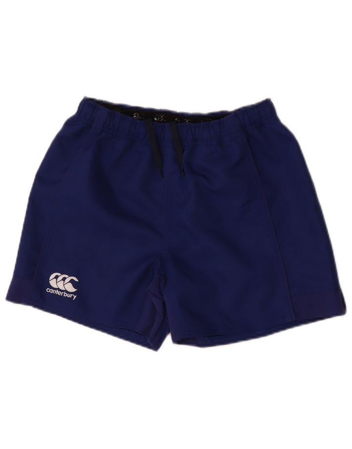 Canterbury Sportshorts für Jungen, 13–14 Jahre, marineblaues Polyester