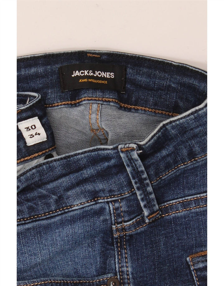JACK & JONES Herren GLENN Slim Jeans W30 L30 Blau
