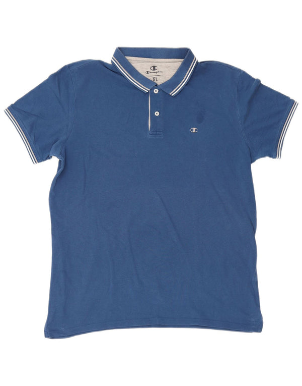 Champion Herren Poloshirt XL Blau