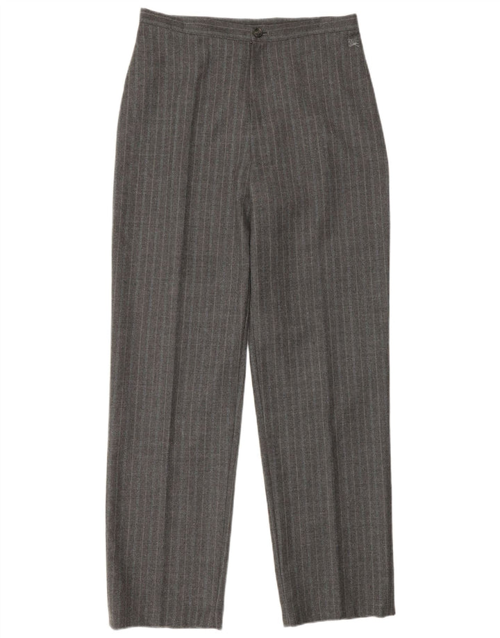 Burberry Damen-Freizeithose mit hoher Taille, EU 40, Mittel W28 L30, Grau