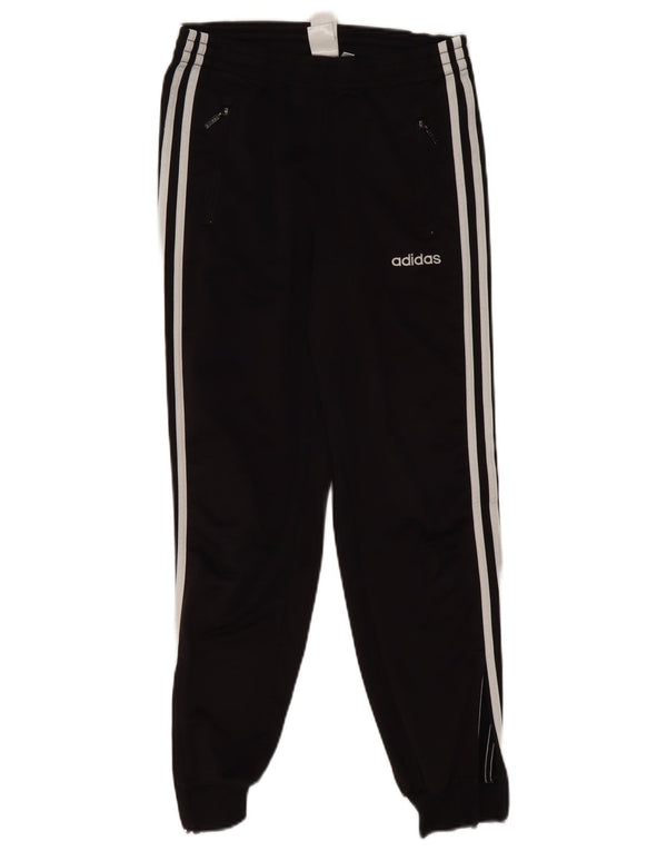 ADIDAS Damen Trainingshose Jogger UK 14 Medium Schwarz