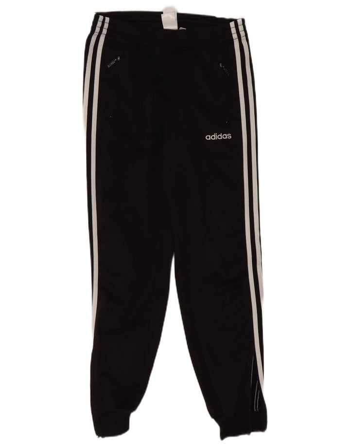 ADIDAS Damen Trainingshose Jogger UK 14 Medium Schwarz