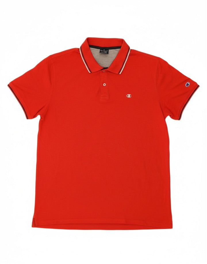 CHAMPION Mens Polo Shirt XL Red
