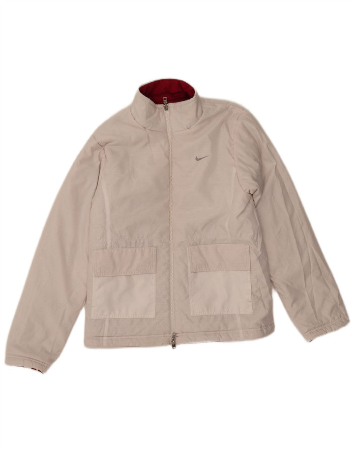 Nike Damen Wendejacke UK 8/10 Small Rot Polyester